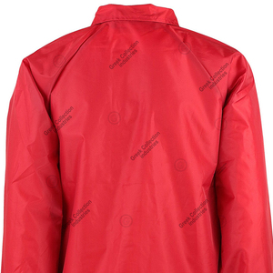custom sorority and fraternity line <b>jacket</b> KAP coach <b>jacket</b> waterproof PU fabric embroidery Greek letters with mesh lining - Product Image 5