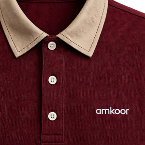 Polo Oxford pour homme, couleur unie personnalisée, manches courtes, coton respirant, coupe classique, vêtements décontractés, logo brodé - Product Image 6