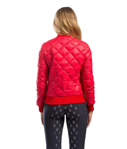 Chaqueta Acolchada Premium para Mujer, Estilo Universitario, Cortavientos, con Capucha, Transpirable, con Tejido de Memoria de Poliéster - Product Image 2
