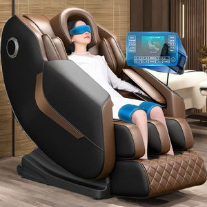 Elektrischer Massagesessel <span class=keywords><strong>2026</strong></span> Ganzkörper 4D Schwerelosigkeit Therapie Fußrollen-Massagesessel Touch-Relaxliege mit Heizfunktion - Product Image 1