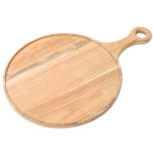 Planche à découper ronde en bois d'acacia et de mangue, épaisseur 1,5 cm, passe au lave-vaisselle - Product Image 6