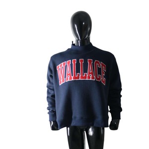 Sudadera de Cuello Redondo WALLACE para Hombre, 100% Algodón, Tejido de Punto, Informal, para Otoño, con Estampado de Letras en la Parte Delantera, Corte Regular, 2 Piezas - Product Image 2