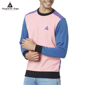 Sudaderas para Hombre de Talla Grande con Contraste de Color, Sudaderas Básicas con Cuello Redondo, Ropa para Hombre - Product Image 6