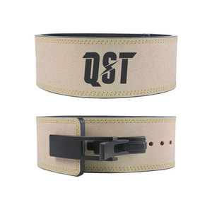 Ceinture de musculation en cuir suédé avec boucle à levier, 13 mm, sangle réglable, légère, soutien du dos, pour la musculation, la remise en forme, le bodybuilding, la force - Product Image 5
