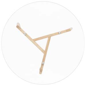 โต๊ะรับประทานอาหารไม้โอ๊คธรรมชาติ ดีไซน์เรียบง่าย พร้อมกระจกนิรภัยและการผสมผสานระหว่างไม้เนื้อแข็งและกระจกนิรภัย - Product Image 4