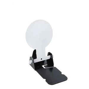 Kit de cible de tir en acier démontable portable, plaque <span class=keywords><strong>ronde</strong></span> blanche avec base réglable pour la pratique tactique et les exercices sur le stand de tir - Product Image 4