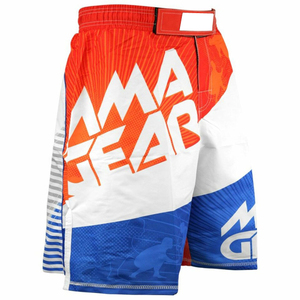 Shorts de MMA professionnels 100% polyester Respirabilité supérieure Tissu anti-humidité Durable Vêtements de sport écologiques - Product Image 6