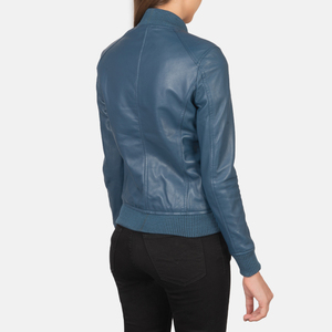 Wholesale Custom Fashion Motorbike Leather <b>Jacket</b> Casual Slim Fit PU Zipper Windproof Waterproof Faux Fur Lining for Women - Product Image 2