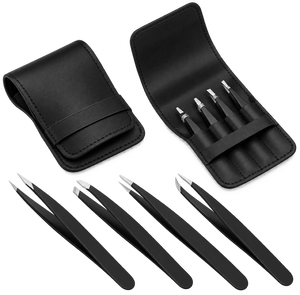 Eyebrow Tweezers Eyebrow <b>Clips</b> & Hair Pluckers Stainless Steel Beauty <b>Tools</b> for Precision Hair Removal - Product Image 4