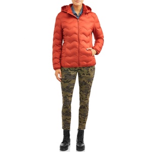 PIHA SPORTS Women's Thick Waterproof Reversible Plus Size Puffer Coat Hoodie Winter Outerwear - Product Image 2
