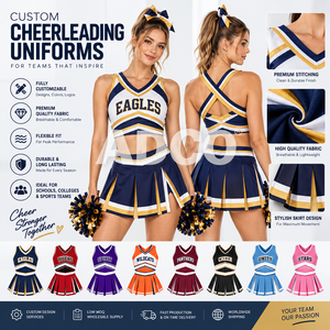 Uniformes de Animadoras All Star para Niñas y Mujeres – Ropa de Animadoras Personalizada con Colores y Diseño del Equipo - Product Image 6
