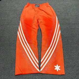 Joggers personnalisés pour hommes en nylon/coton, coupe évasée, anti-statique, avec lacets, pour le streetwear et le style hip-hop, pour un design avant-gardiste - Product Image 6