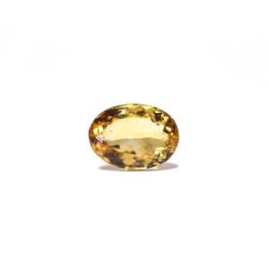 4.9 Carat Luxury Citrine Loose Gemstone Golden Orange Pear Cut IGI Certified for Fine Jewelry - Product Image 1