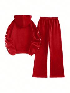 Survêtement Streetstyle délavé à l'acide 100% coton molletonné, durable, pour adultes, style urbain - Product Image 6