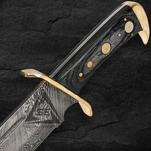 Couteaux Bowie en acier inoxydable avec manche en bois, personnalisables, pour le camping - Product Image 6