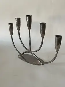 Bougeoirs décoratifs personnalisés en métal, bougeoirs en métal, nouveau design, présentoir pour bougies de table - Product Image 3