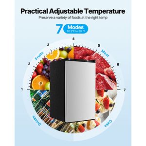 Mini Frigorifero a Porta Singola di Qualità Alberghiera da 3,2 Cu.Ft con Temperatura Regolabile ed Efficienza Energetica - Product Image 4