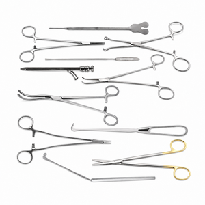 Juego de Instrumentos para Nefrectomía de Primera Calidad, 37 Piezas, Certificado CE, Instrumentos de Cirugía Renal Urológica, Kit de Acero Inoxidable - Product Image 1