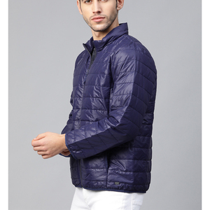 Men's Custom Solid Color Down Jacket Bubble Puffer Winter Warm Thick <b>Coat</b> Street Fashion Style Plus Size Windbreaker OEM - Product Image 1