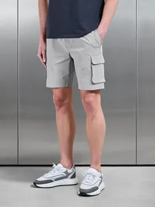 Shorts Cargo Homme Performance Coupe Slim Extensible en Nylon Multi-Poches avec Cordon de Serrage Ajustable pour l'Extérieur – Vente en Gros - Product Image 1