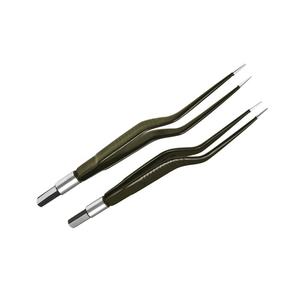 Forceps bipolaires professionnels, instrument chirurgical, couleur bleue, certifié CE, fonctionnement manuel, pour usage médical - Product Image 2