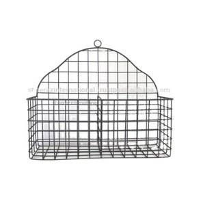 best selling <b>wall</b> hanging iron decorative sink mesh display <b>wire</b> fruit <b>basket</b> for kitchen - Product Image 1