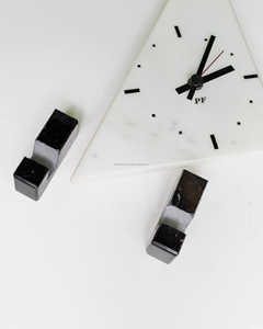 The CRAFT EXIM Luxury Natural Marble Quartz Art Deco Desk Clock Premium Handcrafted Decorative Home Office Timepiece - Product Image 5