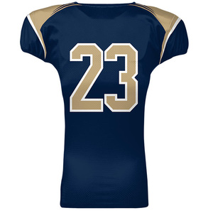 Maillot de football américain, impression numérique par sublimation, 100% polyester, extensible dans quatre sens, respirant, écologique, manches courtes, unisexe - Product Image 2