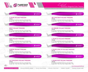 Best Selling Custom <b>Beauty</b> <b>Tools</b> New Design Custom Made <b>Eyelash</b> Extension Tweezers Stainless Steel Material with Fiber Tip - Product Image 6