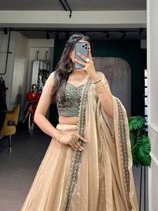 ชุดโชลีผ้าไหมผสมลูกไม้สัมผัสนุ่มพิเศษสำหรับผู้หญิง รุ่นใหม่ล่าสุด พร้อมเสื้อคลุม (ยังไม่ได้เย็บติดกัน) ชุดแต่งงาน แบรนด์ TENNECY สำหรับฤดูหนาว ความยาวระดับข้อเท้า - Product Image 5