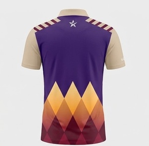 Nueva Camiseta de Verano para Hombre, Manga Corta, Casual, Combinación de Colores, Spandex/Poliéster, Estilo Urbano, Tallas Grandes, Deportiva, con Transferencia Térmica - Product Image 2