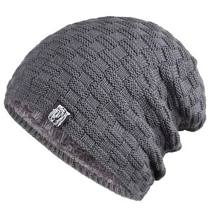 Bonnet en Peluche Unisexe Hiver Qualité Premium Camouflage Nœuds Plage Sports de Plein Air Chaud Tricoté - Product Image 1