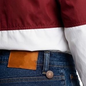 High Quality <b>Men</b> Classic Two Tone Windbreaker <b>Jacket</b> Hooded Zip Up <b>Lightweight</b> Casual Outdoor <b>Rain</b> Coat Custom OEM - Product Image 3