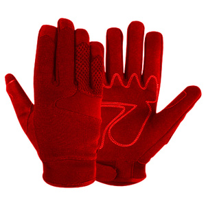 Gants de travail mécaniques en cuir synthétique renforcé Amara, certifiés CE, avec manchette réglable, anti-coupure, robustes, de sécurité - Product Image 5
