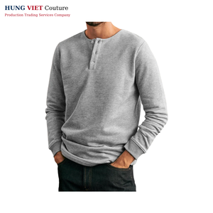 Fournisseur vietnamien prix directement jaune moutarde Boxy Tee manches longues hanche longueur tricoté tissu - Product Image 5