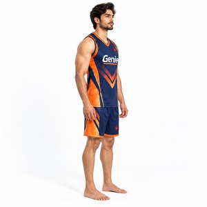 Ropa Deportiva Atlética, Transpirable, Ligera, para Entrenamiento, Juego, Práctica, Uniforme de Baloncesto Personalizado, Conjunto de Camiseta y Pantalones Cortos para Equipo - Product Image 3