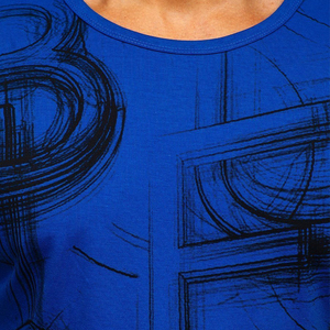 Summer Fashion Men's 100% Cotton Knitted Sublimation T-Shirt-Best Selling Casual Breathable Comfortable High Quality Customized - Product Image 6