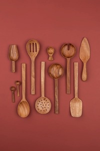 Cuchara de Té de Madera Sostenible Hecha a Mano, Cuchara para Café, Té y Azúcar, Utensilio de Cocina Ecológico, Personalizable con Logotipo, Tamaño Personalizado Moderno - Product Image 5
