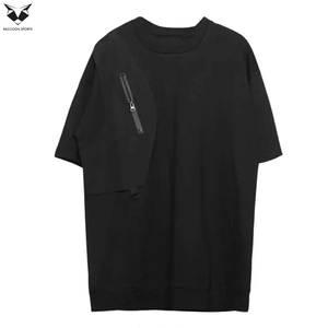 เสื้อยืดเทคแวร์ผู้ชายขายส่ง เสื้อยืดสตรีทแวร์แนวแทคติคอล ฟังก์ชั่นหลากหลาย แห้งเร็วสำหรับฤดูร้อน พร้อมบริการสกรีนแบรนด์ตามสั่ง - Product Image 2