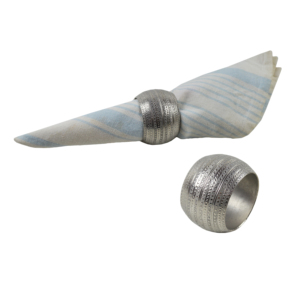 Anneau de serviette de style contemporain avec finition polie pour hôtel et restaurant, anneau de serviette couleur argent pour la décoration de table à la maison - Product Image 3