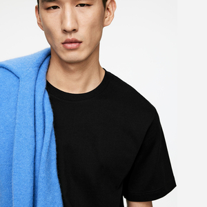 Camisetas de Manga Corta para Hombre, Personalizadas al por Mayor, 240 g/m², Oversize, Pro Club, Algodón Grueso, Lisas para Impresión de Logotipo, Ropa de Trabajo - Product Image 5