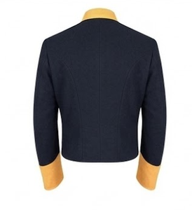 Veste en laine vintage pour homme à col montant, simple boutonnage, longueur standard, imperméable, coupe-vent, écologique, vêtement d'extérieur d'hiver personnalisé - Product Image 4