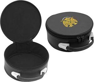 Étui pour casquette maçonnique – Simili cuir de qualité supérieure, portable, pour le rangement et la présentation du fez (Double Aigle du 32e Degré du Rite Écossais) - Product Image 1