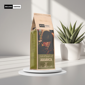 Café Arábica Lam Dong Tostado Ligero en Grano Entero, Bolsa de Papel Kraft de 250g, para Máquina Automática - Product Image 4