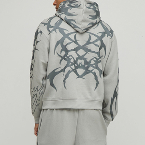 Survêtement unisexe pour homme, très vendu, respirant, doux, 100% coton, taille élastique, uni, sport, gym, streetwear, sweat à capuche - Product Image 4