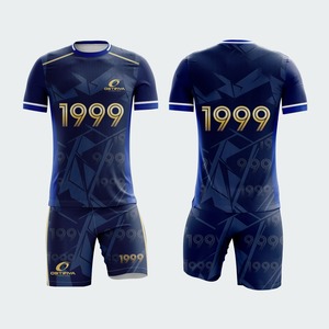 Créez Votre Propre Tenue d'Équipe : Maillots de Football Unisexe Imprimés par Transfert Thermique 220g, Coupe Courte, Fournisseur de Haute Qualité - Product Image 5