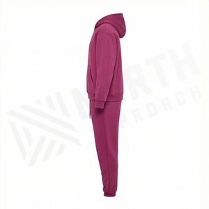 Survêtement en velours de haute qualité personnalisé pour hommes, vêtements de sport en velours, survêtement en molleton de luxe pour hommes, survêtements pour hommes - Product Image 3