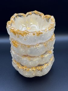 Kitchen & Tabletop Resin Salad Bowl New Design Serving Resin Bowl Handmade Home & Garden <b>Dinnerware</b> Bowls - Product Image 4