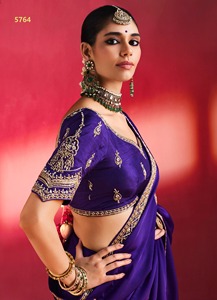 Sari de seda ligero de última moda y alta demanda para damas, disponible al mejor precio de proveedor indio. - Product Image 2