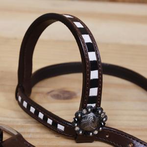 Selle de cheval en cuir véritable pour Barrel Racing Western, taille 14-18', avec têtière, collier de poitrail et rênes assortis, en acier inoxydable D44 durable - Product Image 3